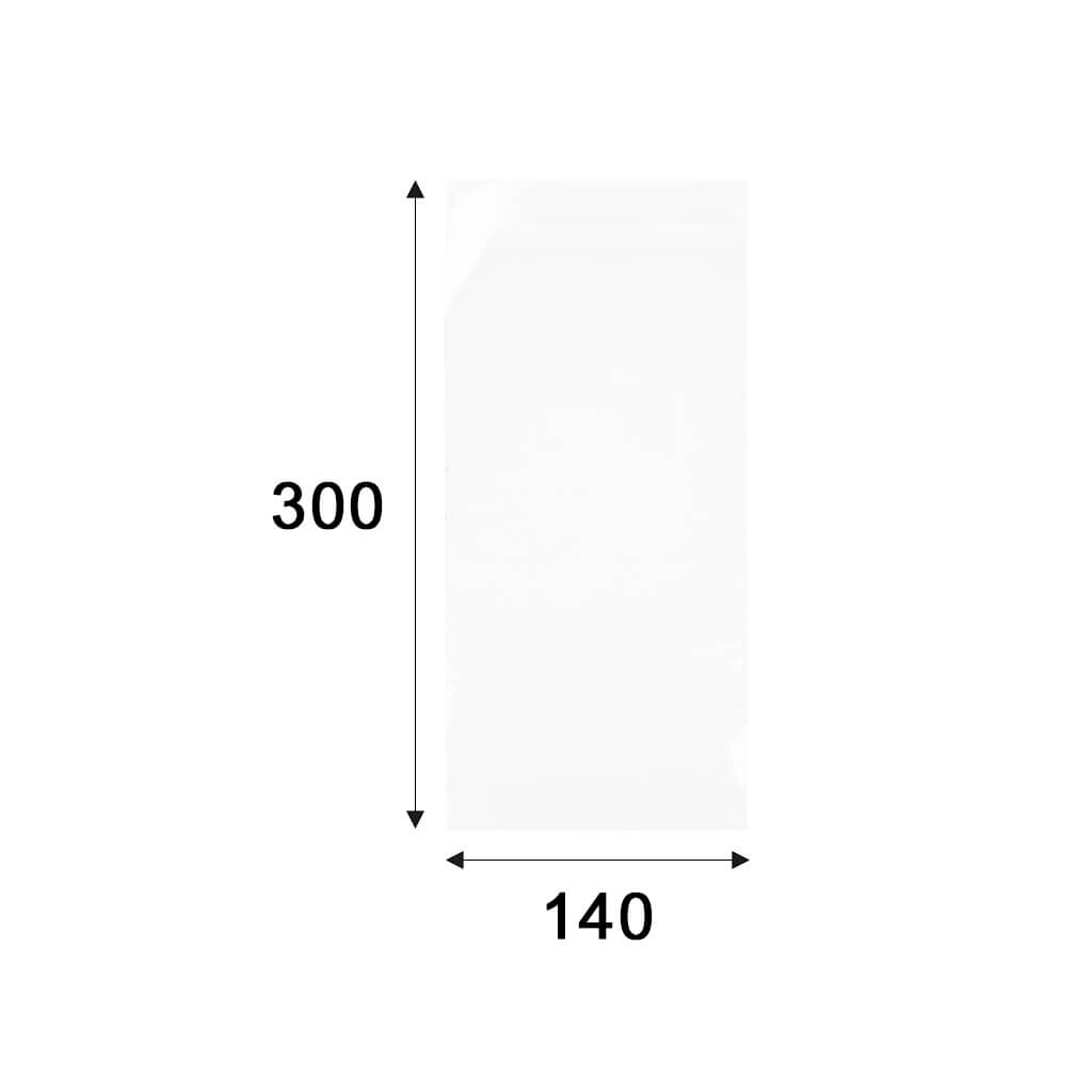 БОПП пакет - 140*300мм - 100 шт.