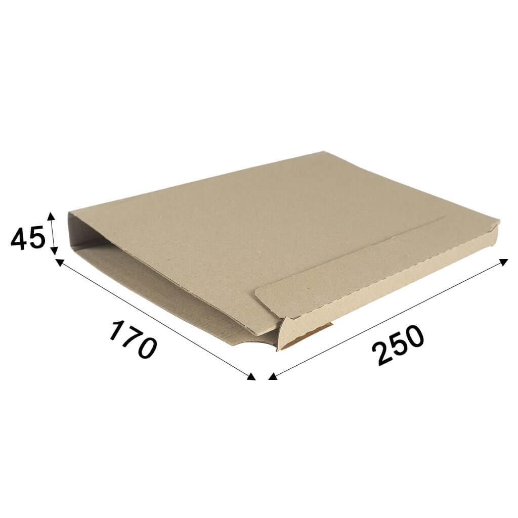 Картонна коробка Book Mailer Box 250*170*45 - 0,5кг для книг