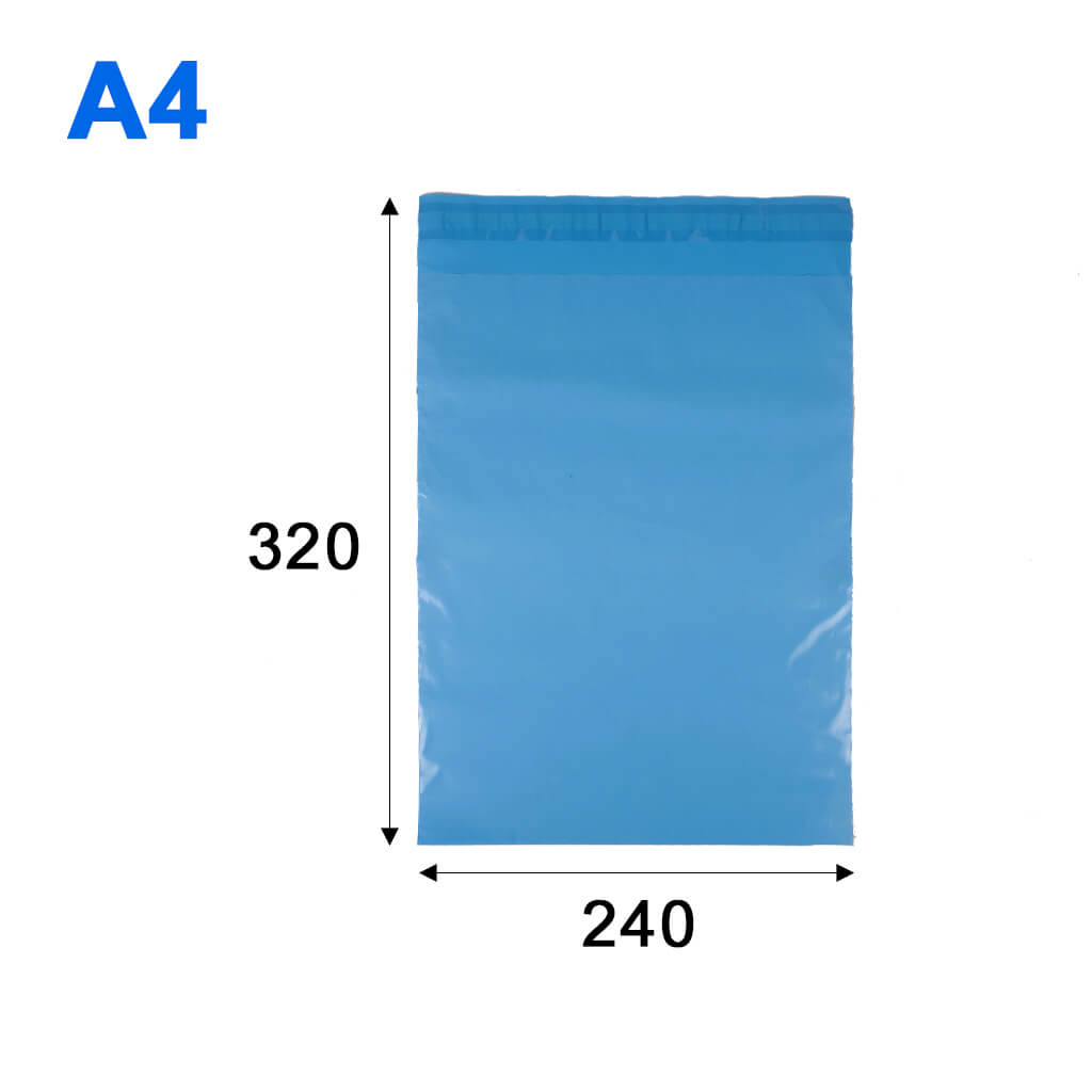 Курьерский пакет A4 240*320 + 40мм синий