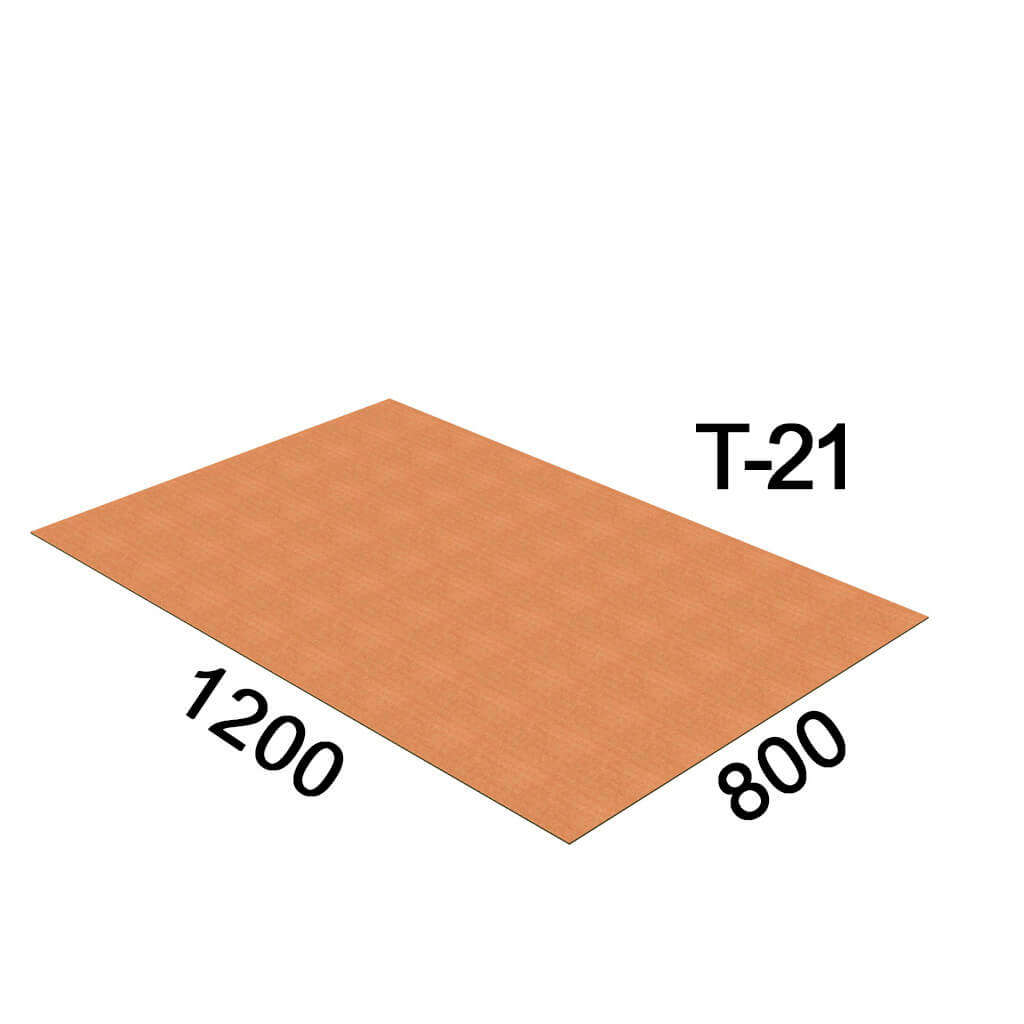 Гофрокартон тришаровий 1200*800 (Т-21)