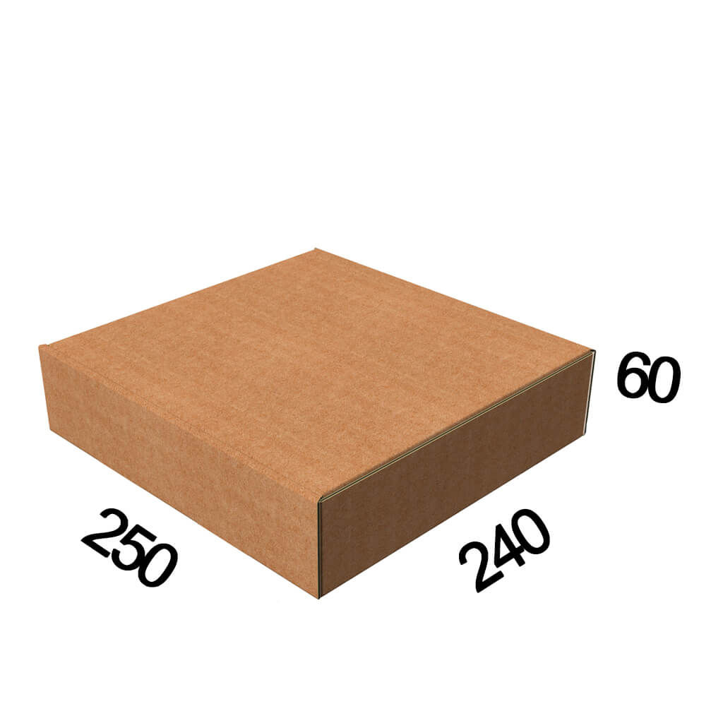 Картонная коробка 250*240*60
