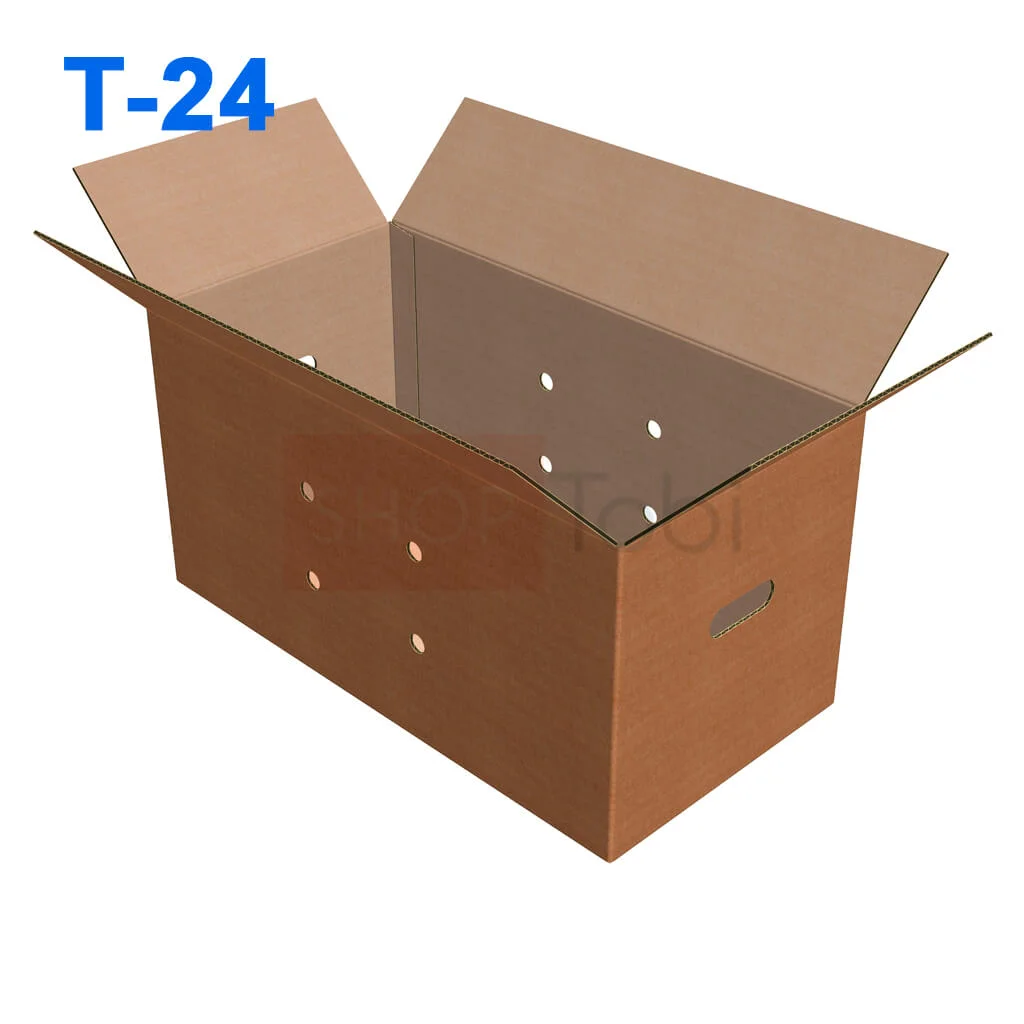 Картонная коробка для яиц 630*320*330 - 16,6кг (Т-24) - Изображение 2